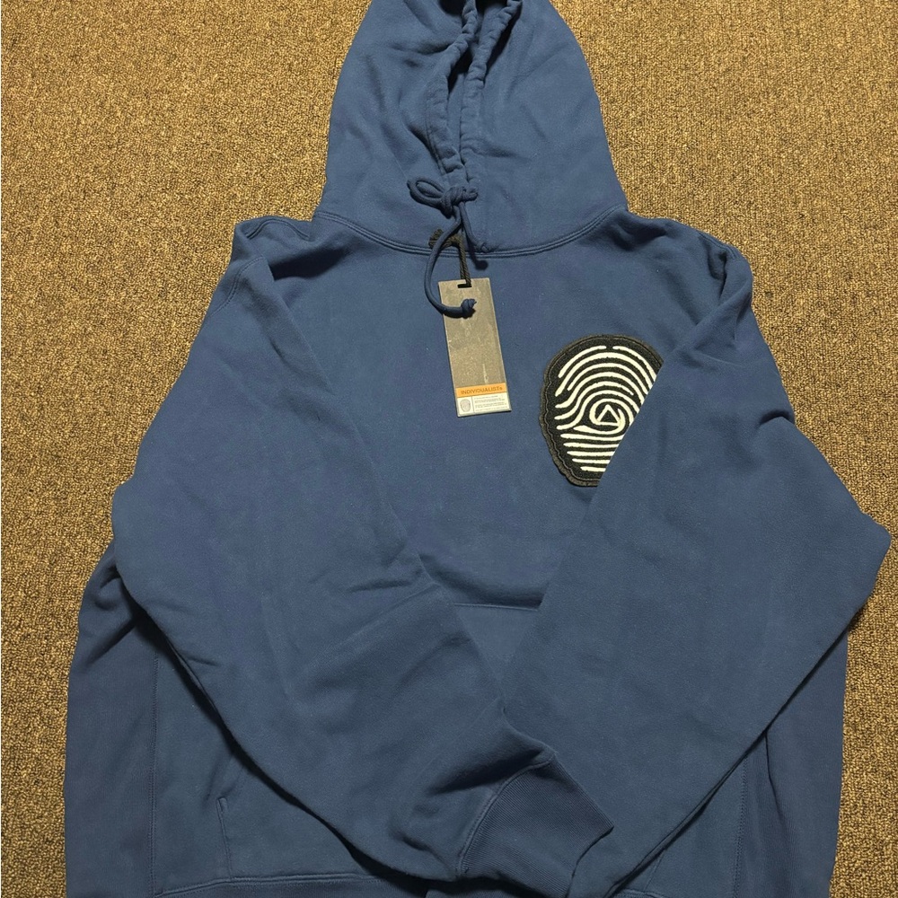 Individualist Fingerprint Pullover Hoodie - XL